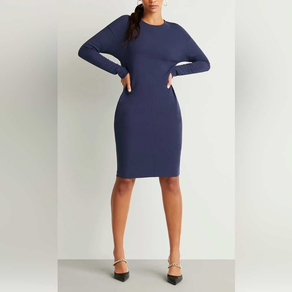 Olive Green Dolman Dress